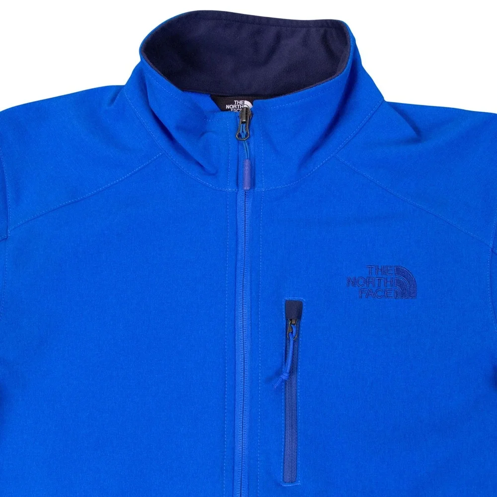 The North‎ Face Mens Apex Bionic Softshell Jacket Blue Full Zip Size S Windwall
